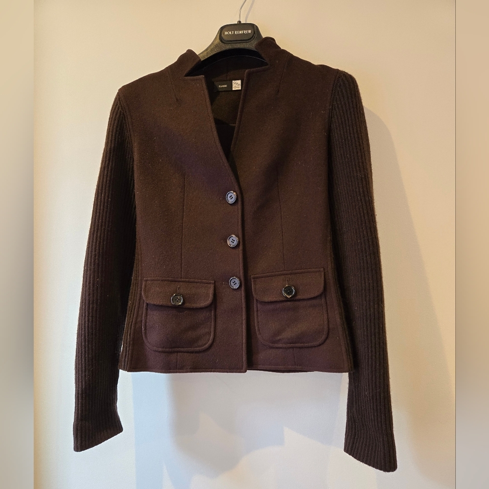 CLASSIC Saks Fifth Avenue Cashmere Jacket Size Small